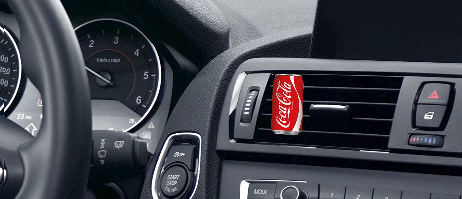 Odorizant Auto 3D Coca Cola Original, Tip Doza, Clip Ventilatie, Parfum Intens și Persistent, Design Realist, Vegan Friendly Odorizant Auto 3D Coca Cola Original, Tip Doza, Clip Ventilatie, Parfum Intens și Persistent, Design Realist, Vegan Friendly